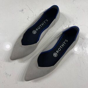 Rothy’s The Point Flats in Flax Birdseye